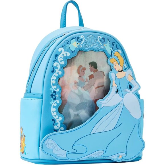 NWT Loungefly Disney Cinderella Princess Series Lenticular Mini Backpack - Picture 2 of 8